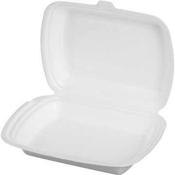 Ланч-бокс 1-секц. Белый, 250х210х65мм ВПС, 100шт/уп. РФ - арт.185146