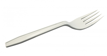 Вилка 150мм,бел.,кукуруз. крахмал 50шт/уп 1000шт/кор ВЗЛП - арт.188114