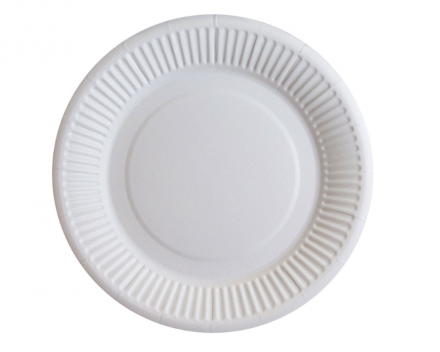 Тарелка картон d180мм БЕЛАЯ Papperskopp 50/1000 РФ - арт.188239