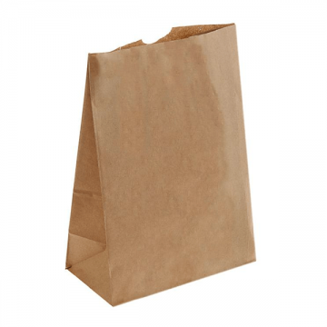 Пакет на вынос (180+120)*290мм крафт, 70гр 600шт/кор РФ - арт.188497