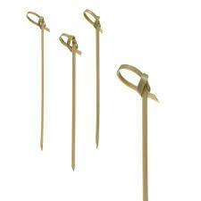 Пика "Узелок" бамбук 90мм 25шт/уп 50уп/кор. Китай - арт.188439