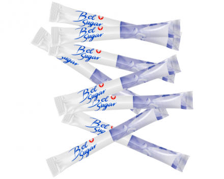 Сахар порционный 5 гр. стик "Bel Sugar", 1300 шт/кор (бум - крафт бел) - арт.187443