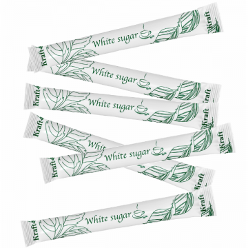 Сахар порционный 5 гр.ст "Стандарт Белый крафт" 1300шт/кор (бум - крафт бел) - арт.186672