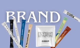 Сахар порционный сыпучий с логотипом