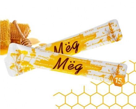 Мед натуральный "Цветочный", стик 15 гр, 100шт/кор