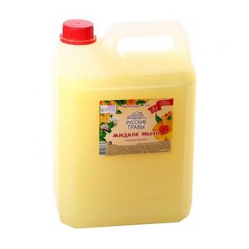 Мыло жидкое "Русские травы" Цветущий сад, канистра, 5000 мл