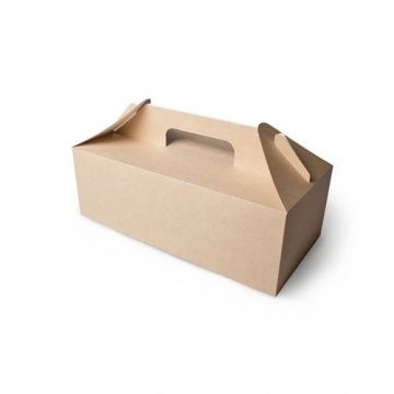 ECO BOX WITH HANDLE, 280х142х98, 4000мл, 200шт/уп. - арт.186577