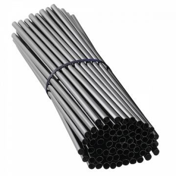 Трубочка д/коктейля прямая d5мм 210мм черная 250шт/уп 48уп/кор - арт.188876