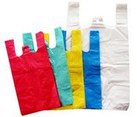 Пакет "майка" (23+12)*38см цветной MIX ПНД 200/2000 - арт.188544