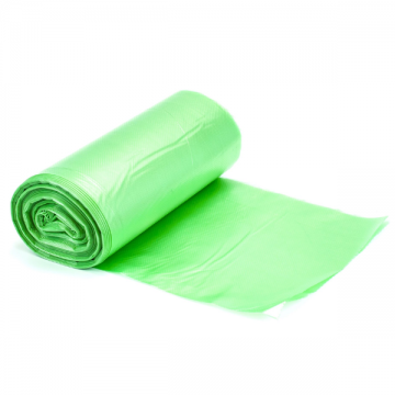 Мешок д/мусора 60л БИО 68*58см 10мкм зеленый ПВД 20шт/рул 16рул/кор - арт.188124