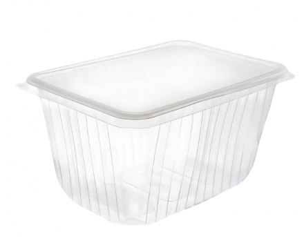 Контейнер 179х132х89мм 1500 мл п/прозр с крышкой ПП 50/500 РФ Алькор - арт.187509+186039