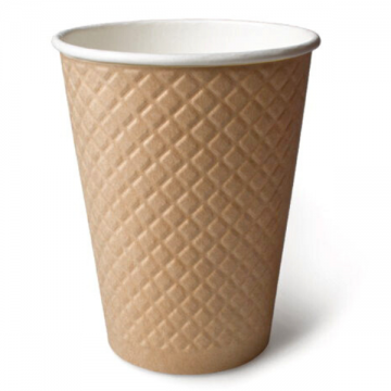 EM90-530 Стакан бумажный двухслойный 400 мл WaffleСraft , 25/500 РФ - арт.187837