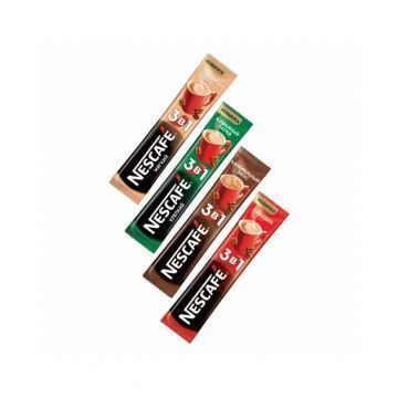 Кофе растворимый порционный Nescafe 3в1 Мягкий 20шт/уп 200шт/кор РФ - арт.186107