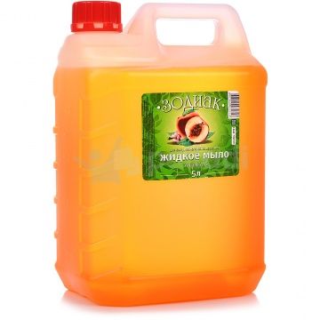 Мыло жидкое "Зодиак" перламутровое, Персик, канистра, 5000 мл