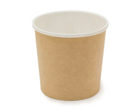 Одноразовая картонная упаковка для супов, каш, салатов