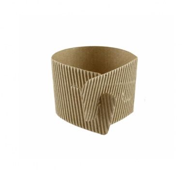 Капхолдер (держатель) д/стаканов,коричн.,картон, 450 шт/кор., РФ - арт.186031