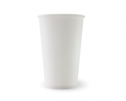 Стакан бумажный БЕЛЫЙ ВЕНДИНГ 300мл (полный объём 340мл) 50/1000 РФ|ПСПфабрик|
