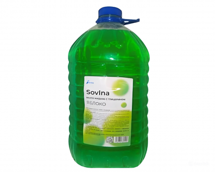 Мыло жидкое "Sovina" Яблоко, бутылка ПЭТ, 5л РФ - арт.188108