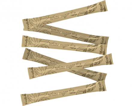 Сахар порционный 5 гр.ст "Стандарт Крафт" 1300шт/кор (бум - корич. крафт) - арт.186512